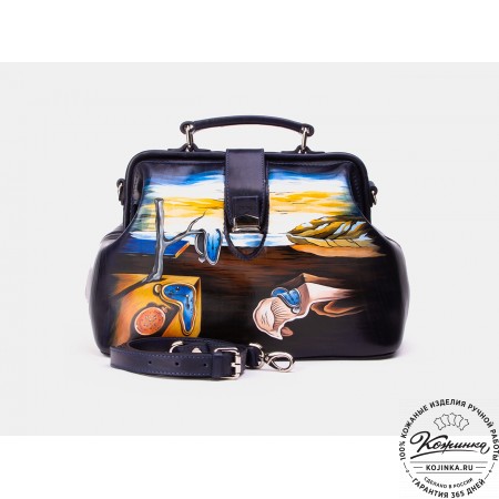 Сумка Фрейм Медиум "Время Дали" (синяя)